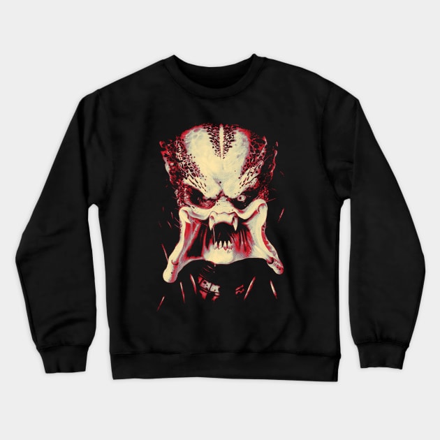 Predator Crewneck Sweatshirt by TEEVEETEES